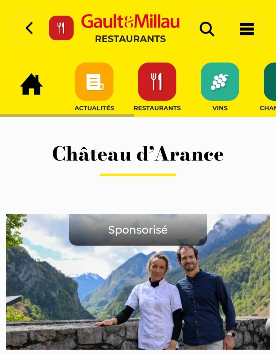 Chateau D'Arance Hotel Restaurant Espace Bien-Etre 塞特埃甘 外观 照片
